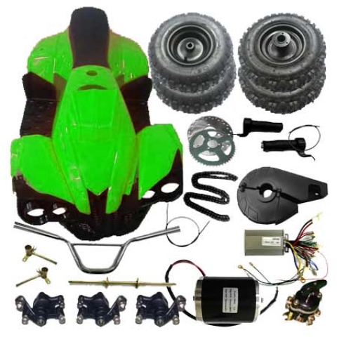Купить комплект для самостоятельной сборки квадроцикла Anaconda 500W
