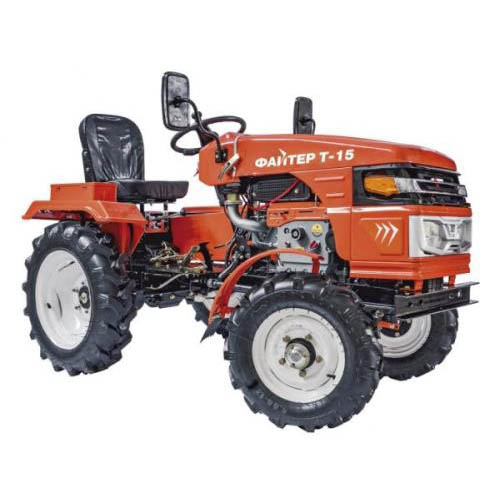 Купить минитрактор Файтер T-15 с почвофрезой