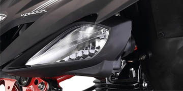 Двойные галогенные передние фары