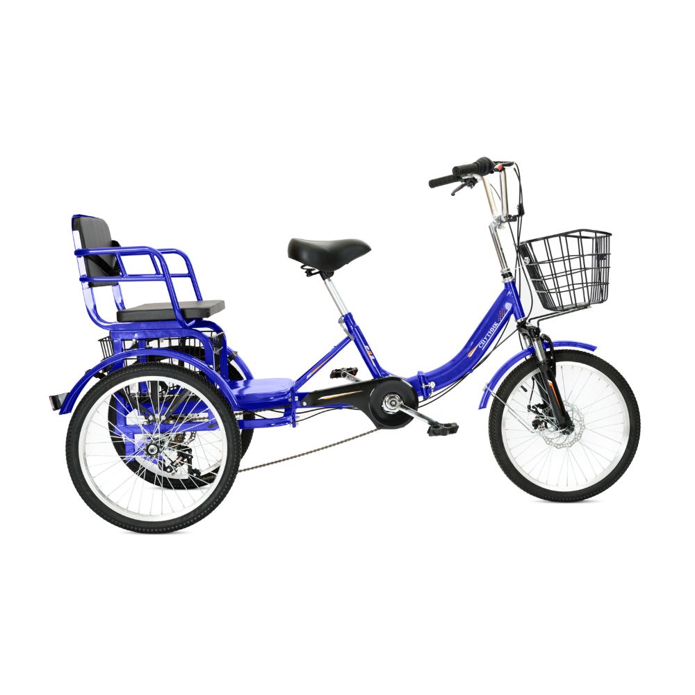 Купить двухместный трехколесный велосипед РВЗ Спутник 20