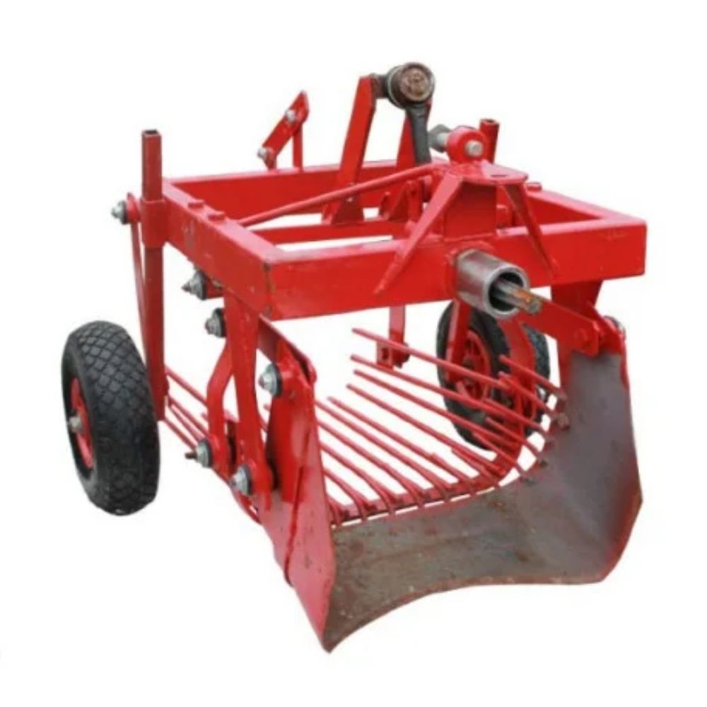 Купить картофелекопалку грохотную Краян КВ-05 для мотоблока МТЗ (пневматические колеса)