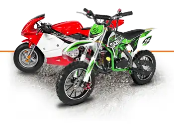 Минибайки и кроссовые байки