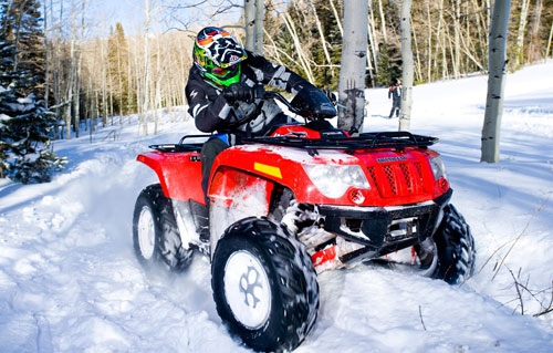 Эксплуатация ATV в зимний период