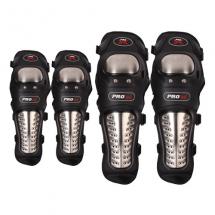 Стальная мотозащита локтей и колен PRO-BIKER HX-P15