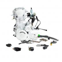 Двигатель 250см3 169MM CB250 (69x65) Zongshen 2 клапана/водянка, полный комплект + радиатор